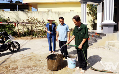 Nước sạch về với vùng cao Thái Nguyên