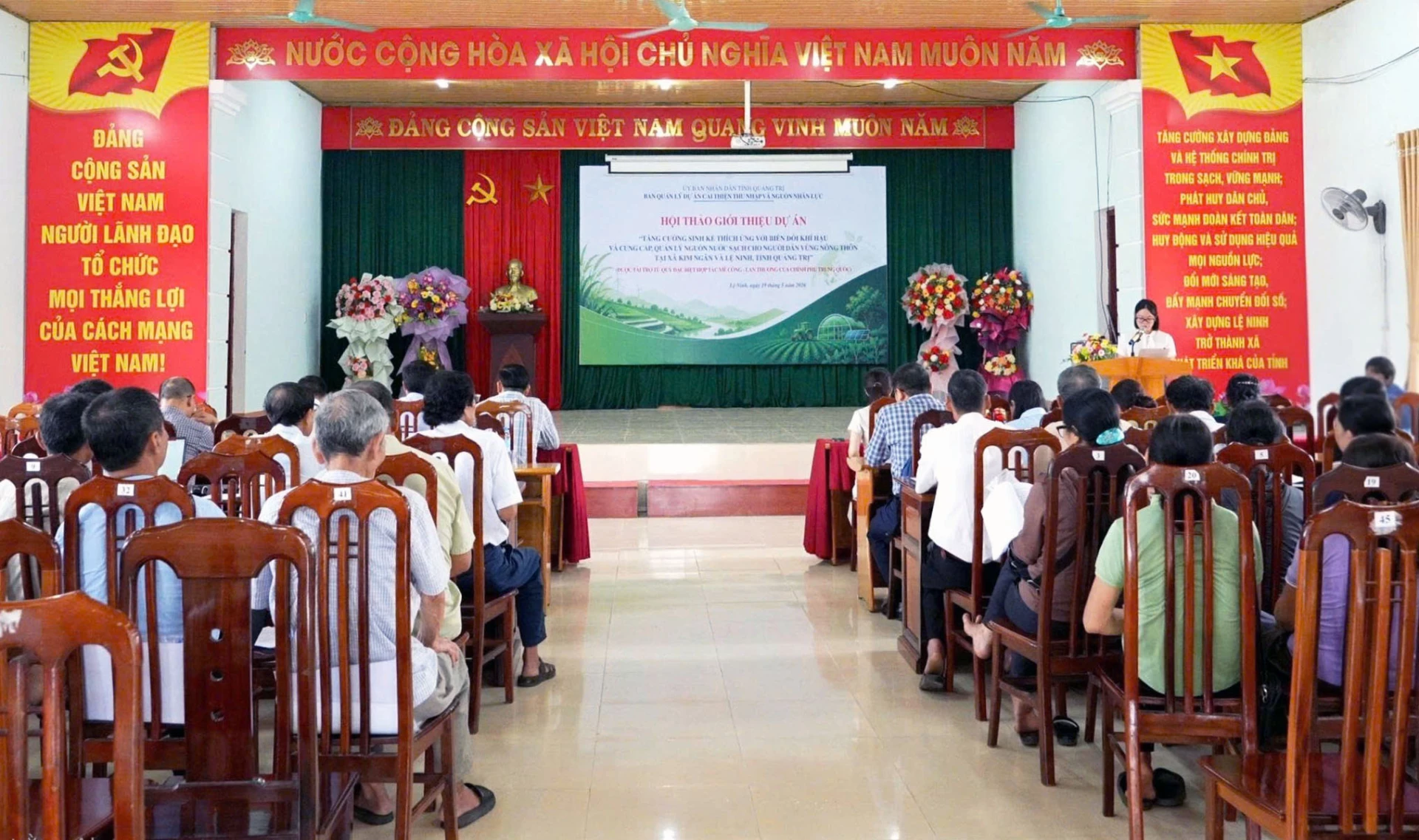 Quảng Trị: Triển khai dự án nước sạch và sinh kế thích ứng biến đổi khí hậu cho người dân vùng nông thôn
