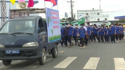 Long An: Tân Trụ truyền thông vệ sinh môi trường và sử dụng nước sạch nông thôn