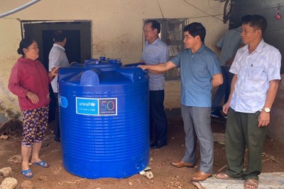 Điện Biên khôi phục nguồn nước sạch cho người dân sau thiên tai