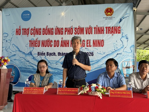 Hỗ trợ Cà Mau ứng phó sớm hạn El NiNo